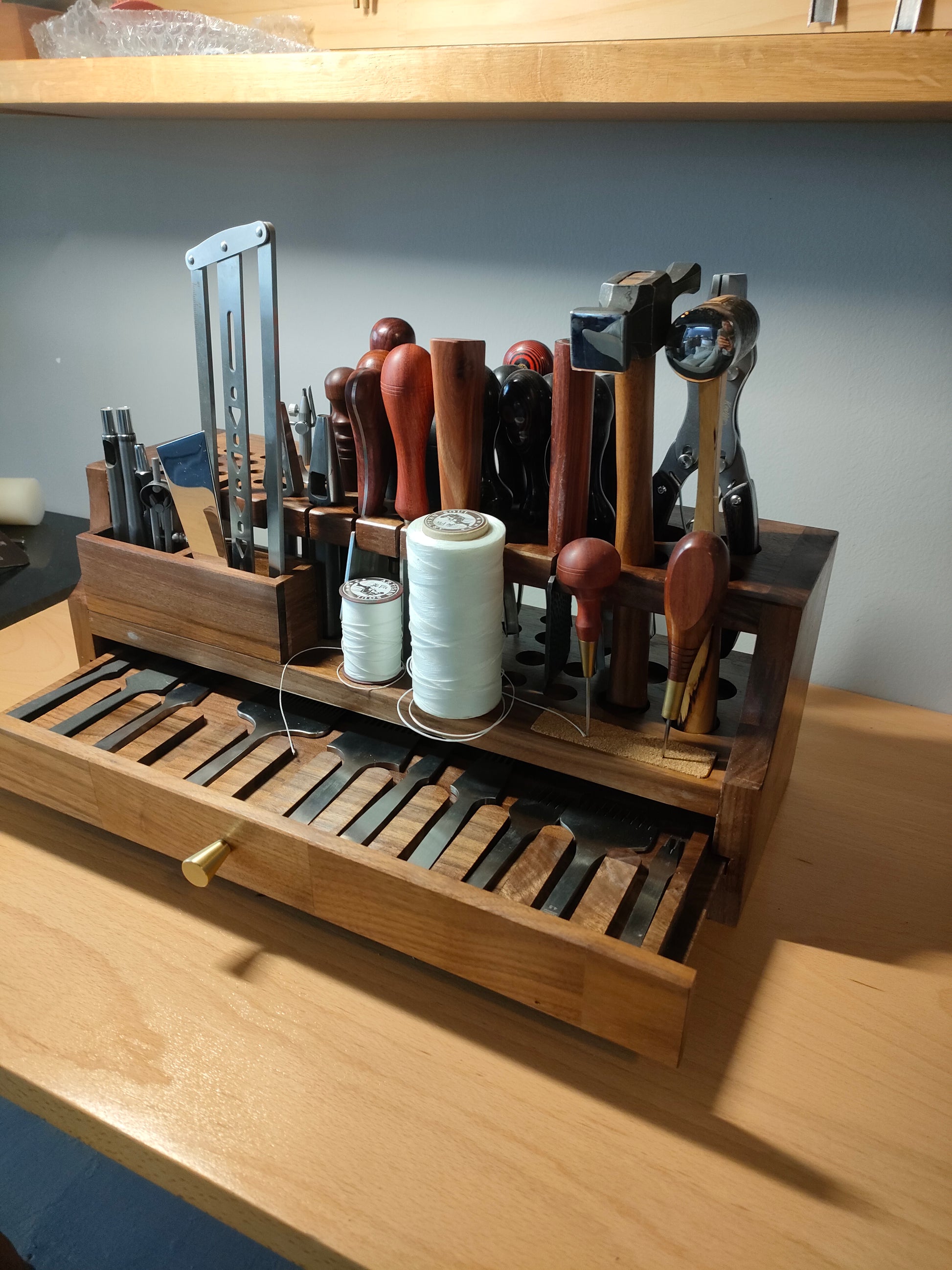 Leather Tool Holder, Woodworking Project