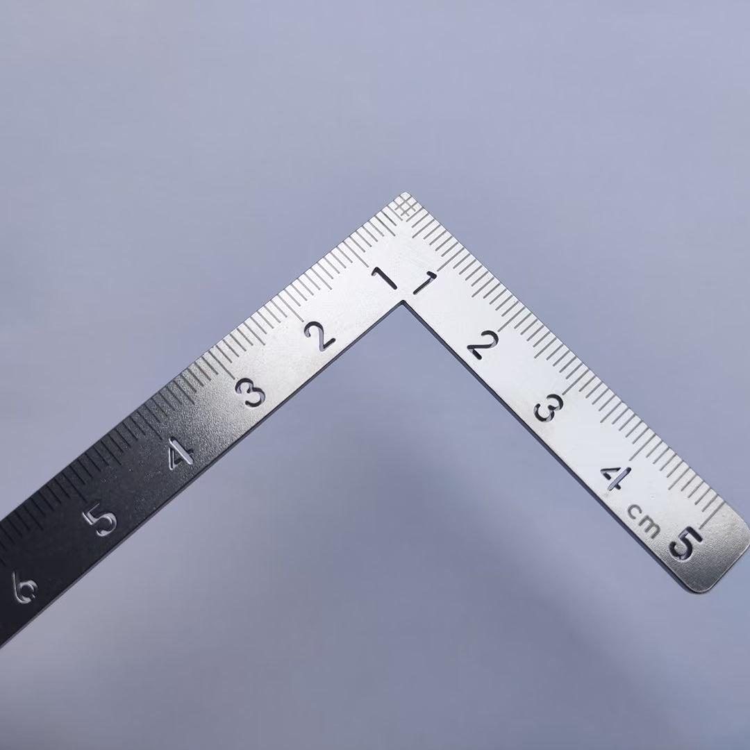 Stainless steel corner ruler